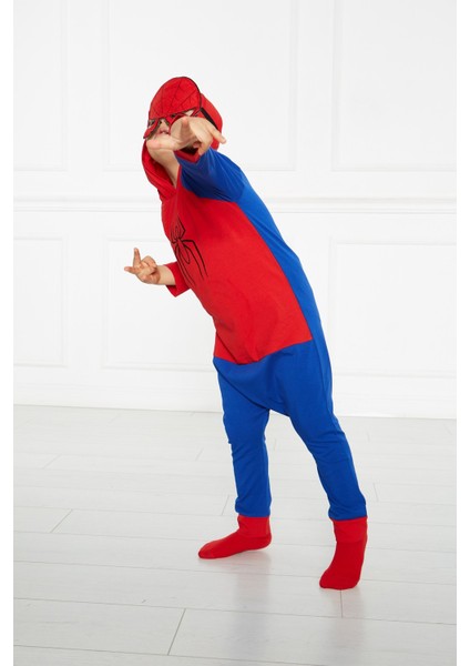 Örümcek Tulum Kostüm Spider Man Örümcek Adam Tulumu
