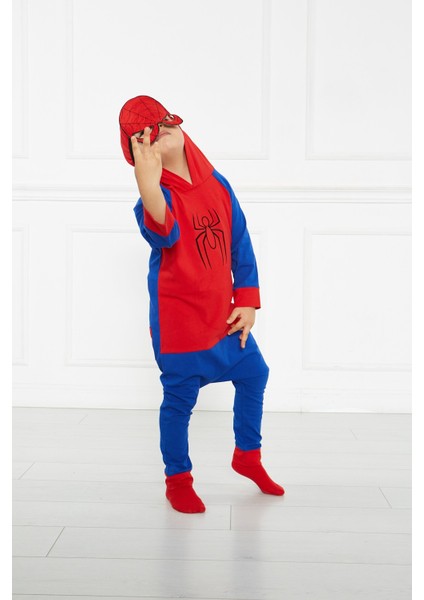 Örümcek Tulum Kostüm Spider Man Örümcek Adam Tulumu