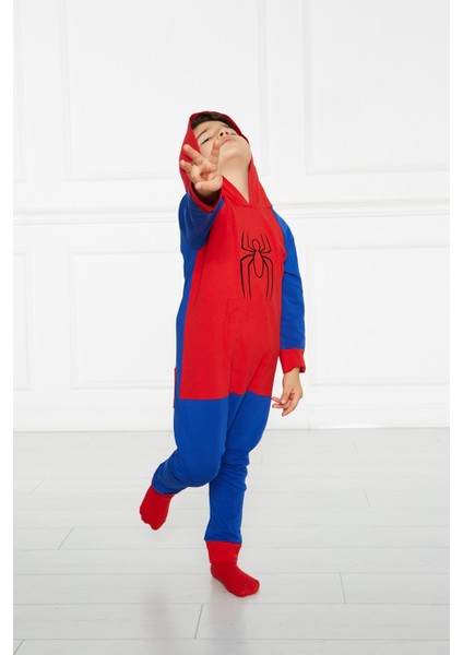 Örümcek Tulum Kostüm Spider Man Örümcek Adam Tulumu