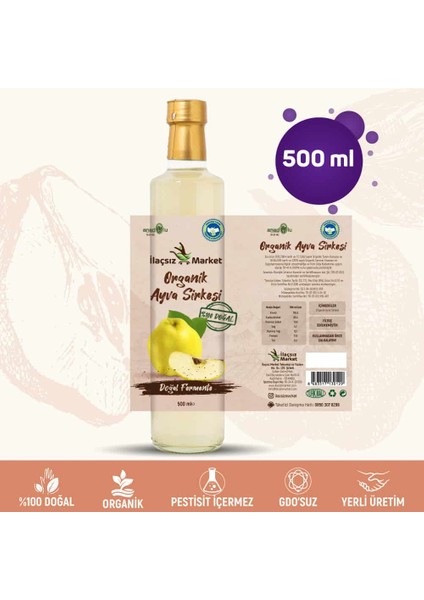 Organik Ayva Sirkesi / 500 ml