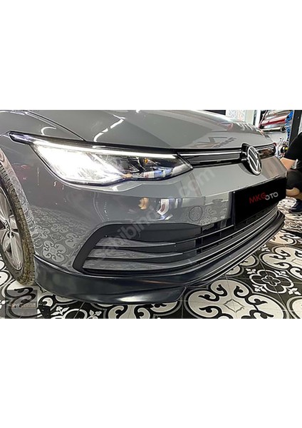 Vw Golf 8 Ön Ek Boyasız Ön Karlık 2019+ Abs Plastik