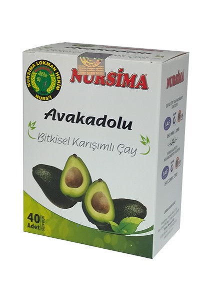 Avakadolu Bitkisel Karışımlı Çay 40 Süzen Poşet
