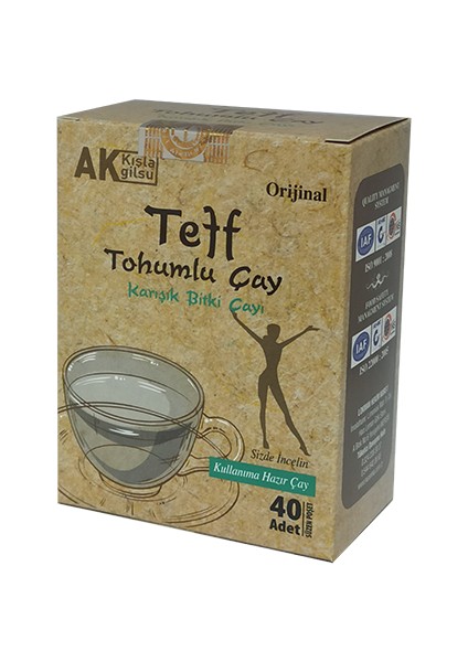 Teff Tohumlu Karışık Bitki Çayı 40 Süzen Poşet