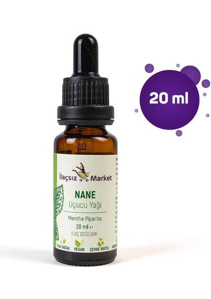 İlaçsız Market Nane Yağı 20 ml