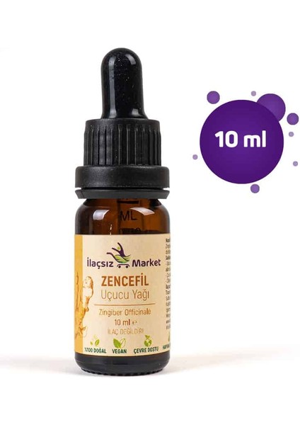 İlaçsız Market Zencefil Yağı 10 ml