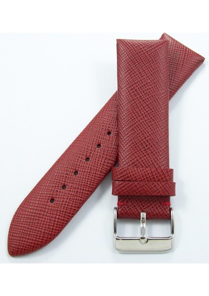 Bizon Bordo Deri Saat Kordonu 24MM Dikişsiz Klasik Saat Kayışı fiyatları