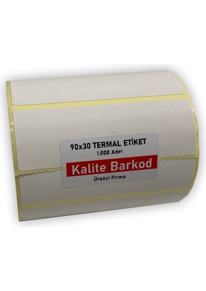 90X30 Termal Etiket