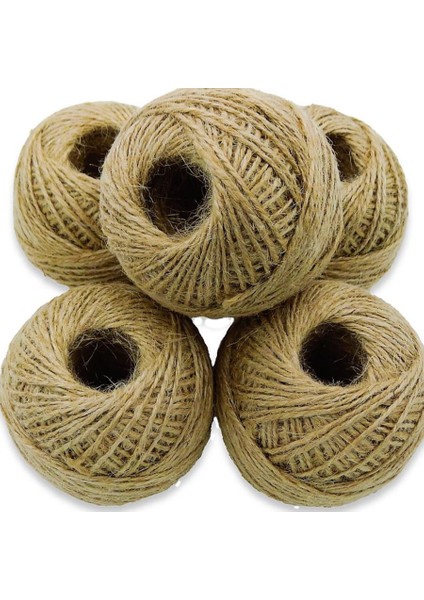 Mira Hobby Doğal Jüt İp 100 gr ( 5 Adet)
