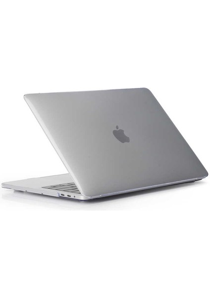 Macbook 13.3' Pro 2020 A1706/A1708/A1989 Şeffaf Sert Koruma Kapağı Hava Kanallı Msofty