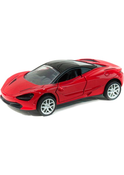 Oyuncak Metal Süper Sport Mc Kırmızı Çek Bırak 12 cm
