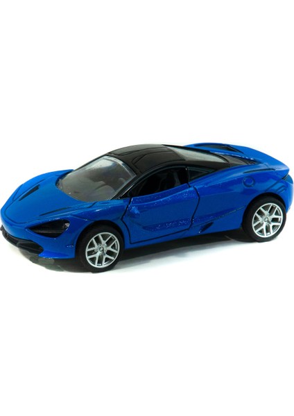 Oyuncak Metal Süper Sport Mc Mavi Çek Bırak 12 cm