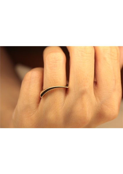 Yay 925 Ayar Gümüş Yüzük-Yay Taşsız Spor Tasarım Yüzük-Taşsız Hediye Modern Tasarım 925 Ayar Yüzük fiyatları