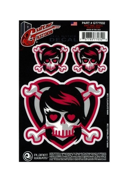 GT77032 Sticker Yapıştırma Emo Girl