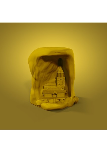 Mountain In Kız Kulesi 12CM Kahverengi Dekoratif Biblo fiyatları