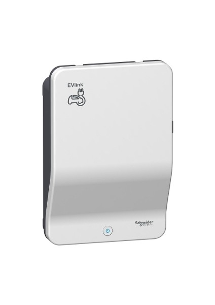 Schneider Evlink Wallbox 22,1kw T2 Soket Araç Şarj Istasyonu