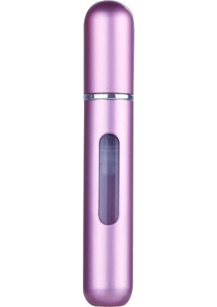 5 ml Doldurulabilir Mini Parfüm Sprey Şişesi Seyahat Alüminyum Sprey Atomizer Pembe