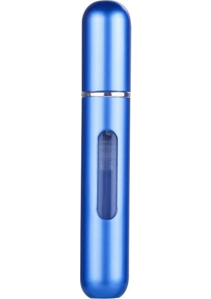 5 ml Doldurulabilir Mini Parfüm Sprey Şişesi Seyahat Alüminyum Sprey Atomizer Lacivert Mat