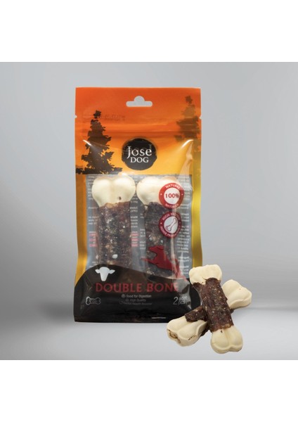 Double Bone Lamb 12 cm 2 Li Et Sargı Kemik