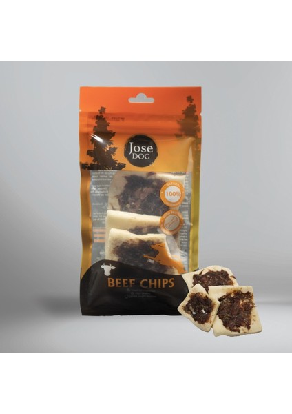 Beef Chips 60 gr Et Kaplama Cips Kemik