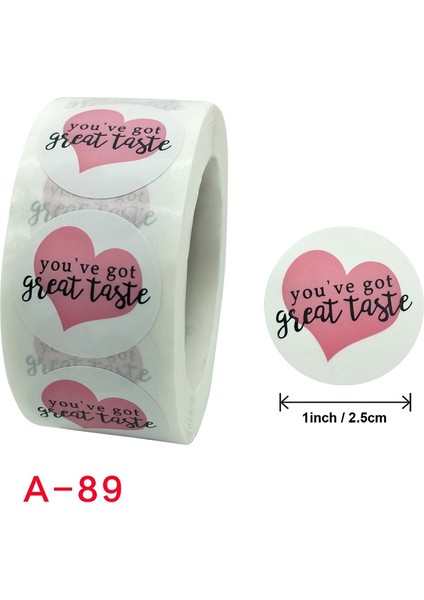 10 Adet Tatil Hediye Sticker Boyutu: 2.5 cm 1 Inç A-89 (Yurt Dışından)