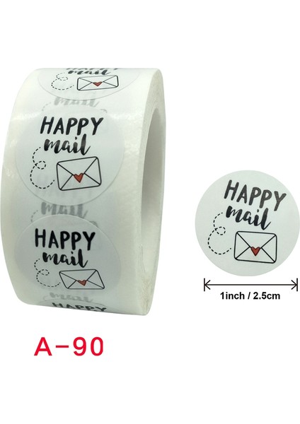 vshop 10 Adet Tatil Hediye Sticker Boyutu: 2.5 cm 1 Inç A-90 (Yurt Dışından)