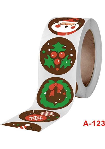 10 Adet Noel Dekorasyon Çıkartmaları A-123 (Yurt Dışından)