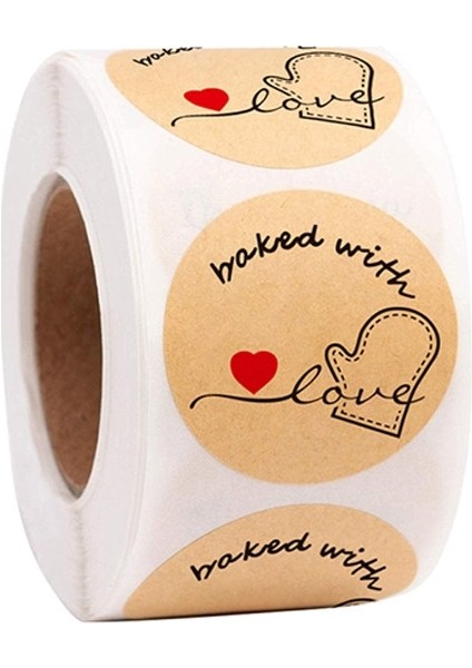 10 Adet Tatil Dekorasyon Sticker Boyut: 2.5cm 1 Inç B-45 (Yurt Dışından)