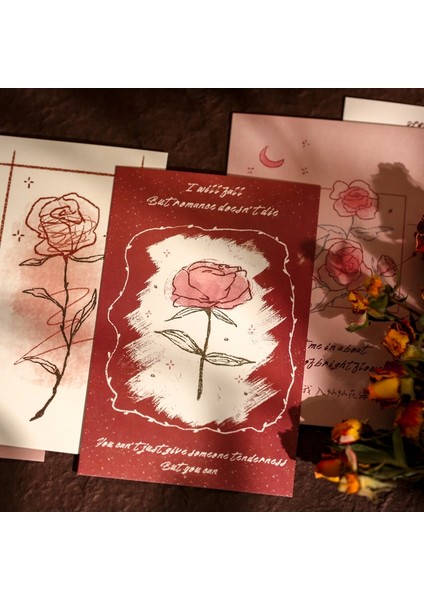 2 Kutu Gül Kartpostal El Kitabı Tebrik Kartları (Yurt Dışından) indirimleri