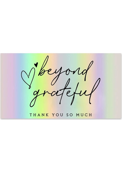 3 Çanta 50 Yaprak Teşekkür Kartı L16 (Yurt Dışından)