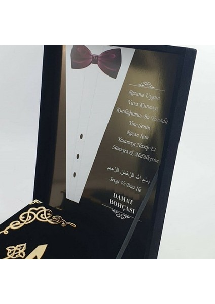Orta Boy Damat Bohçası Plaketli Kuranı Kerim Kadife Siyah - Ahmet Hüsrev Altınbaşak (Ciltli) indirimleri
