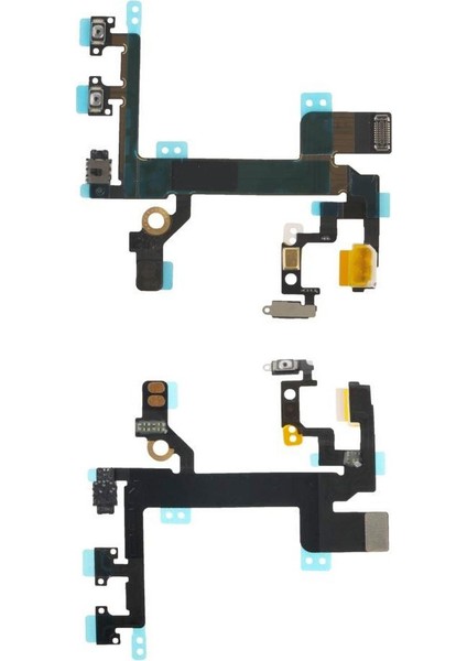 Nokta Teknik iPhone 5s On/off Power Yan Ses Tuş Film Volume Flex