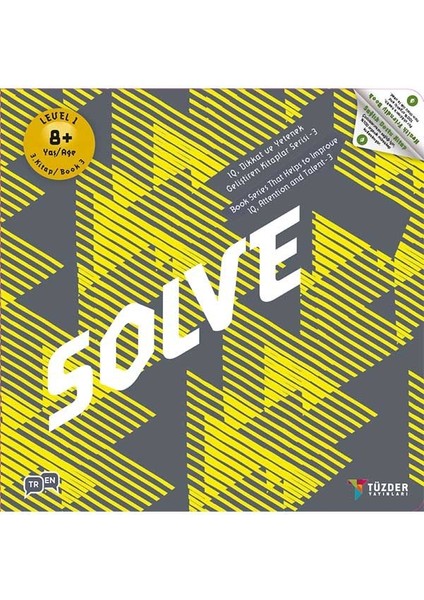 Solve 8+ Yaş  Iq, Dikkat ve Yetenek Geliştiren Kitaplar Serisi (Ciltli)