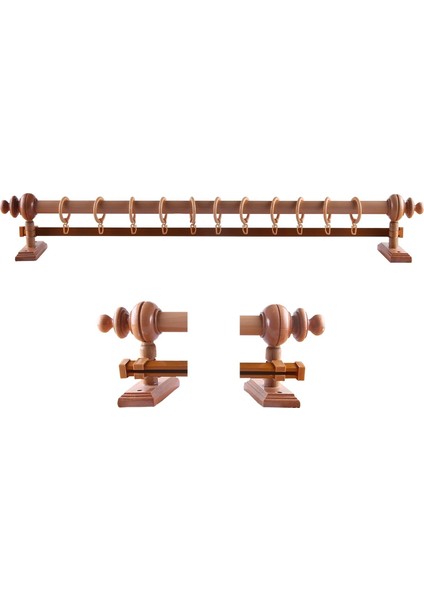 Ahşap Rustik Perde 250 cm