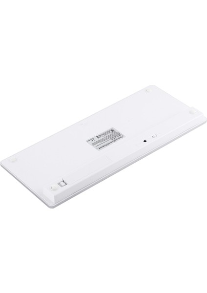WB-8022 Ultra Ince Kablosuz Bluetooth Klavye - Gümüş (Yurt Dışından)