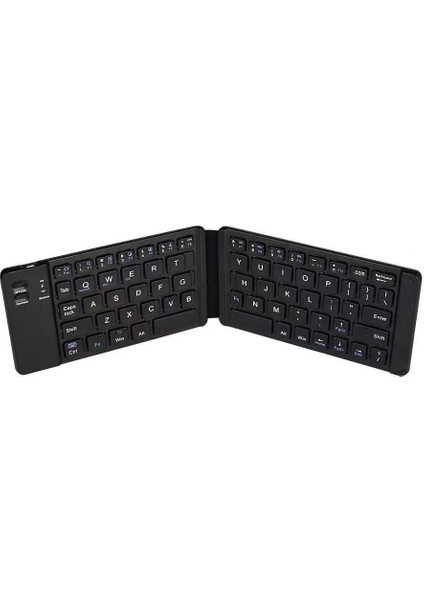 K018 67 Katlanabilir Bluetooth Kablosuz Klavye - Siyah (Yurt Dışından)