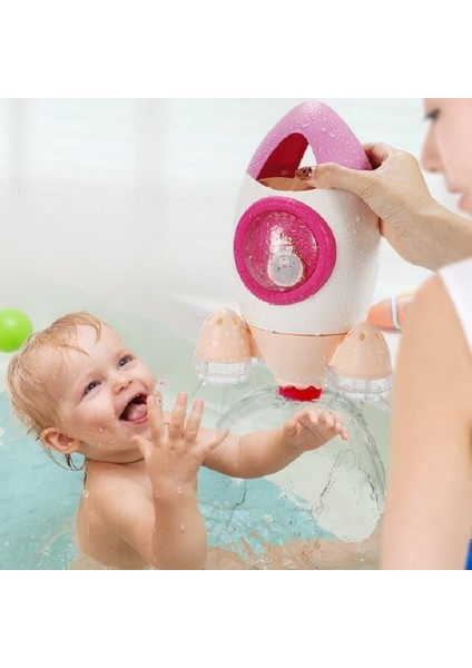 Bebek Banyo Duş Suyu Sprey Dönen Roket Plaj Oyuncakları (Turuncu) (Yurt Dışından) modelleri