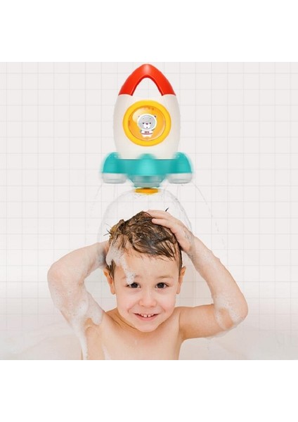 Bebek Banyo Duş Suyu Sprey Dönen Roket Plaj Oyuncakları (Turuncu) (Yurt Dışından) fırsatları