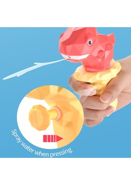 4 Adet Çocuk Sevimli Karikatür Dinozor Su Sprey Oyuncak Yaz Plaj Banyo Su Oyuncak (Stegosaurus) (Yurt Dışından)
