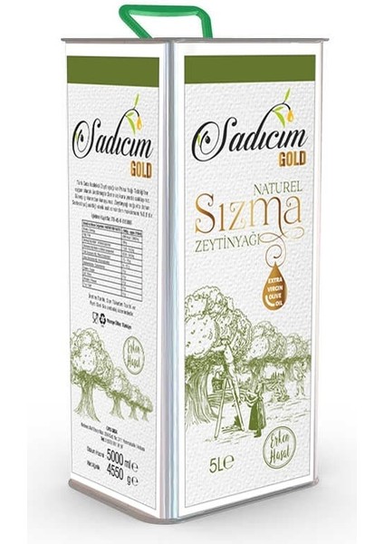 Erken Hasat Naturel Sızma Zeytinyağı 5 ltteneke