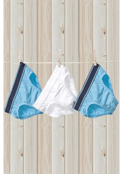 Erkek Çocuk %95 Pamuk 3'lü Paket Slip