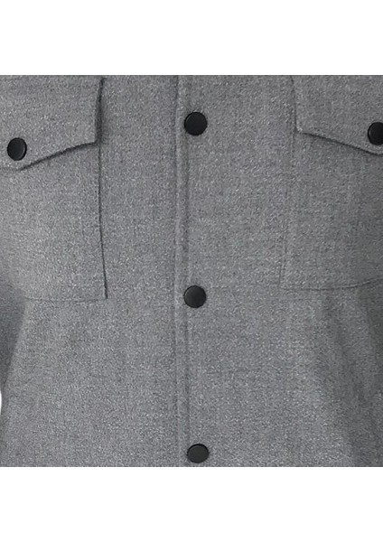 Slim Fit Poly Viskon Baharlık Gri Erkek Mont fiyatları