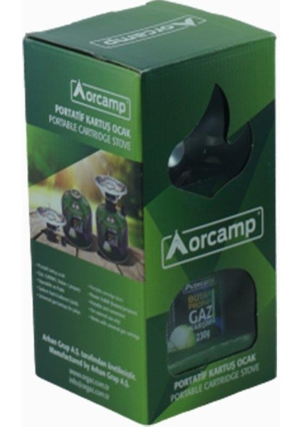 Çakmaklı ve Rüzgarlıklı Kamp Ocak | 230 Gram Tüplü modelleri