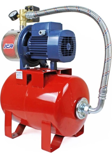 Jcrm 2A Dijital Paslanmaz Jet Hidrofor 6 Kat 10 Daire 24 Litre Tanklı