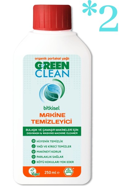 green Clean Makine Temizleyici 250 ml Set*2