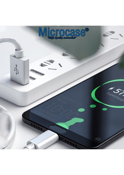 Type-C 5A Hızlı Şarj ve Data USB Kısa Kablo - 25 cm Beyaz AL2712