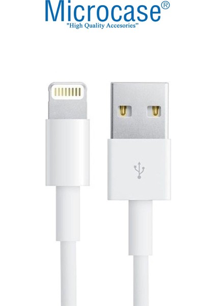 iPhone Uyumlu Lightning 5A Hızlı Şarj ve Data Kablosu - 1m Beyaz AL2715