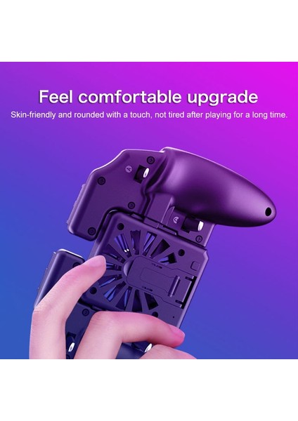 S-03 Altı Parmak Bağlantısı Yarı Iletken Soğutma Cep Telefonu Gamepad Braketi Ile, 4.7-6.5 İnç Cep Telefonları İçin Uygun (Yurt Dışından)