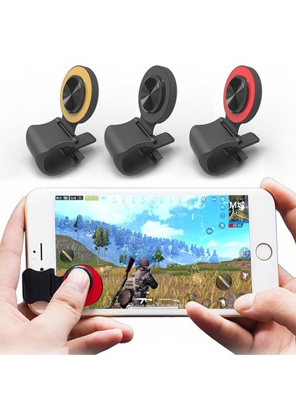A9 Doğrudan Mobil Klip Oyunları Joystick Artefakt El Seyahat Düğmesi Enayi ile Halka Tutucu ile Iphone, Android Telefon, Tablet (Altın) (Yurt Dışından)