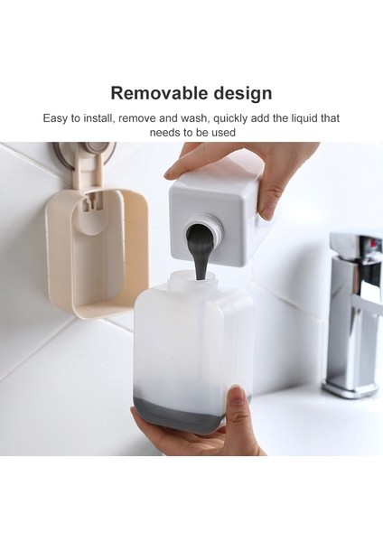 Mutfak Lavabo El Temizleyici Şişe Duş Jeli Deliksiz Duvara Monte Banyo Sabunluk (Yurt Dışından) fırsatları