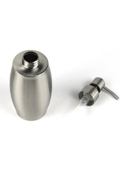 SH158 350 ml. Paslanmaz Çelik Sabunluk Oval El Dezenfektanı Şişe (Yurt Dışından)